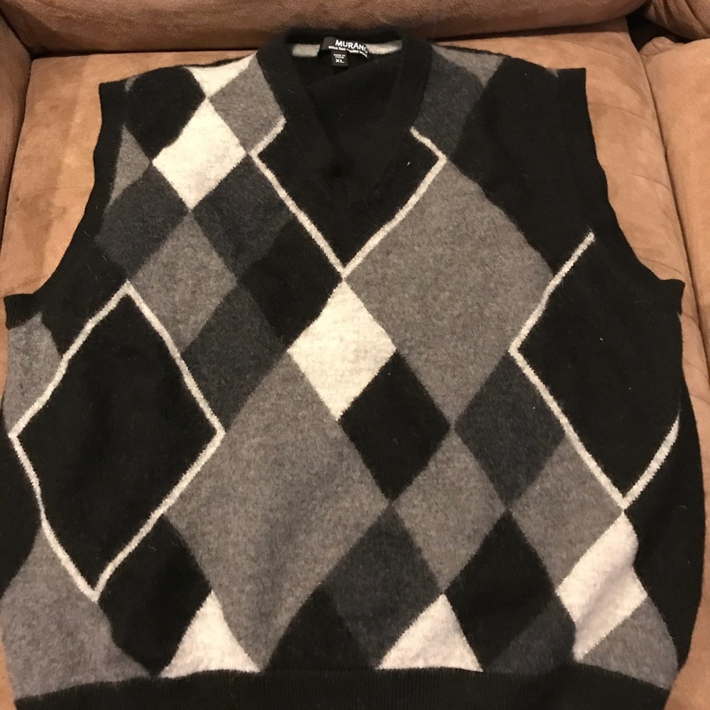 Murano Modern pattern sweater vest